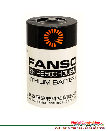 Fanso ER26500H; Pin nuôi nguồn PLC Fanso ER26500H lithium 3.6v C 9000mAh chính hãng